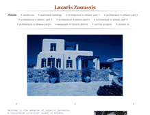 Tablet Screenshot of lazariszaoussis.com